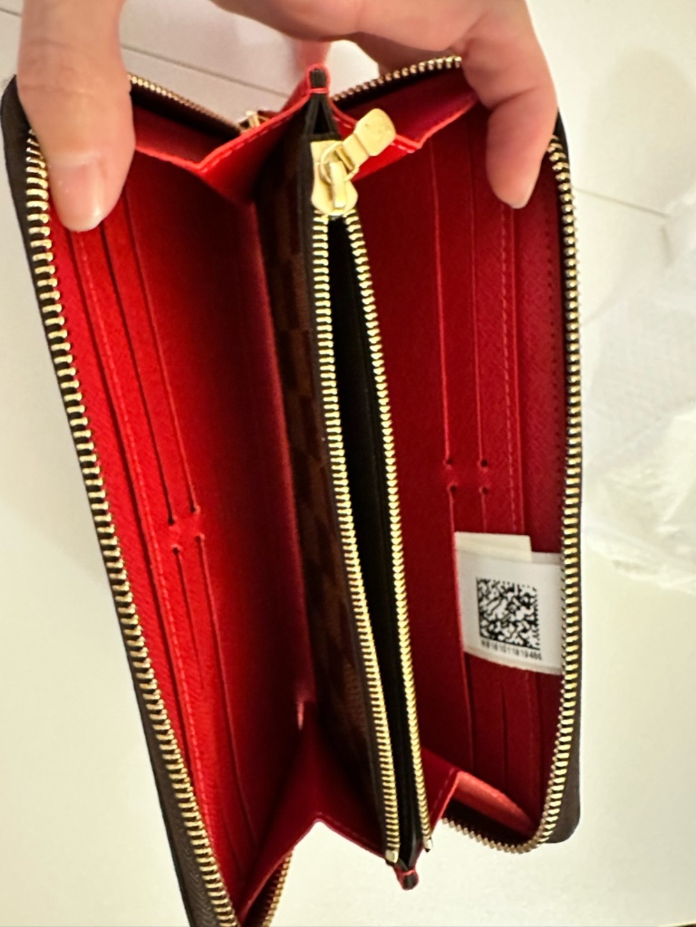 Louis Vuitton Damier Ebene Clemence Wallet - Picture 8 of 10